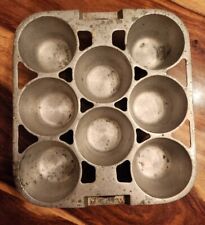 Great Northern Chicago 8-cup Muffin Pan, Cast Aluminum, Vintage picture