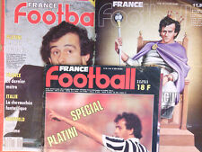 LOT 3 FRANCE FOOTBALL / MICHEL PLATINI / N° 2137, 2146, 2246 / SPECIAL PLATINI picture