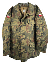 New Polish Army WZ93 Woodland Camo Pattern Jacket Parka Size EUR 116/178 US 50 picture