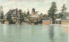 THOUSAND ISLANDS NY - Zavikon The Summer Home of Alexander Robb - 1910 picture