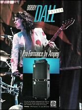 Bobby Dall (Poison band) 1993 Ampeg Bass Guitar Amp ad 8 x 11 advertisement picture