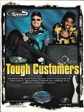 AMPEG AMPS - VICTOR WOOTEN & STEVE BAILEY  - 1999 Print Advertisement picture