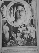 1912 Danse Isadora Duncan 2 Newspapers Antique picture