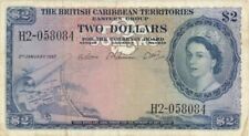 British Caribbean Territories - 2 Dollars - P-8b - 2-1- 1957 Dated Foreign Paper picture