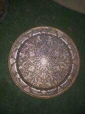 Antique Plate Made Of Bronze picture