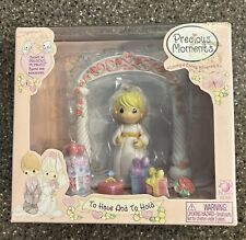 NEW IN BOX COLLECTIBLE VINTAGE PRECIOUS MOMENTS 'TO HAVE AND TO HOLD' FIGURINE picture
