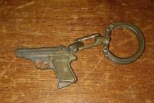 VINTAGE Walther PP Pistol Metal Keychain Charm Pendant Promotional RARE  picture
