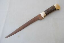 Org Rajput Anglo Indian Fateh Shahi Kard Indian State Hunting Knife dagger picture