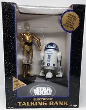 1995 Star Wars Electronic Talking Bank C3PO & R2D2 NOS Box In Good Shape picture