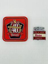 WINSTON 40TH ANNIVERSARY LIGHTER in Tin 1954 - 1994   Mint Condition picture