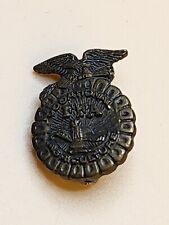 70 Yr Old Agriculture FFA Future Farmers Of America Brass Lapel Hat Pin Tie Tack picture