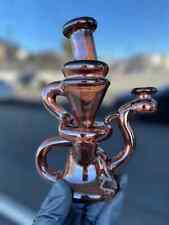 Amber Single Saddle Recycler by Hunter S - Tobacco Use Only picture