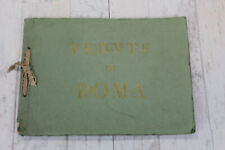 VINTAGE 1944 Vedvte di Roma Photo Album Book - Vintage Rome and Vatican Hand Tie picture