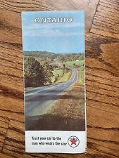 1965 Texaco Ontario Canada Highway Transportation Travel Road Map picture