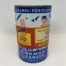 Vintage Kirkman Cleanser Can Paper Label PROP Unopened Jersey City NJ 5