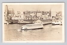 Postcard RPPC Streamlined Ferry Kalakala Seattle Washington P-1082 posted 1944 picture