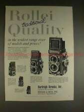 1957 Rollei Rolleiflex & Rolleicord Camera Ad - Quality picture