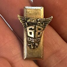 1968 US MILITARY ACADEMY WEST POINT GRADUATION CLASS PIN USMA 1/20 10KGF LGB picture