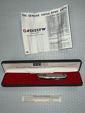 New Rare IOB Wenger 100th Anniversary Swiss Army Knife Soldier '92'  Unused picture