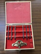 Vintage AMT Brass Router Plane Kit with Six  Blades in Original Box picture