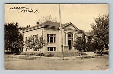 Celina OH, 1907 Carnegie Public Library Building, Ohio c1910 Vintage Postcard picture