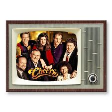CHEERS TV Show Classic TV 3.5 inches x 2.5 inches Steel FRIDGE MAGNET picture