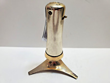 Vintage Working Ronson Table Atomic Gold Tone Lighter, England  4