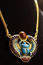 Gorgeous Egyptian necklace with Egyptian Scarab- Made In Egypt picture