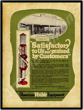 1924 American Visible Gas Pumps NEW Metal Sign: Cincinnati, OhiO - Large Size picture