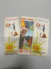 AAA vintage North Central Map Lot of 3 picture