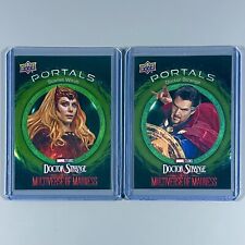 Upper Deck Doctor Strange Multiverse of Madness SCARLET WITCH P-13 P-14 PORTALS picture
