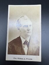 ANTIQUE WILLIAM A. WHEELER - 19TH U.S. VICE PRESIDENT PHOTO CABINET CARD - L253 picture