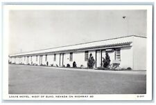 c1950's Louis Motel West Of Elko Nevada On Highway 40 Unposted Vintage Postcard picture