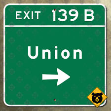 New Jersey parkway exit 139B Union highway road sign garden 16x16 picture