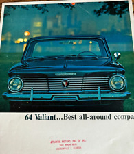 Vintage 1964 Plymouth Valiant Car Sales Dealer Brochure ~ Automobile picture