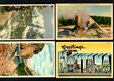 K85 4 pcs. Kiser Photo Mt Jackson from Gaslight Pass, Greetings, Geyser, Canyon picture