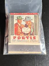 MATCHBOOK - PORTIS HATS - ALL AMERICAN STYLES - UNSTRUCK BEAUTY picture