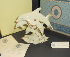 Vintage Lenox Classics Between Sea & Sky Dolphin Figure w/Paperwork, Box & Tin picture