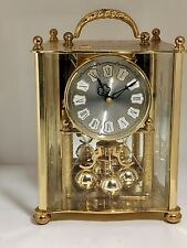 Hamilton Brass Table Clock, Farmers Insurance Group 25 Year Dedication A Ridge picture