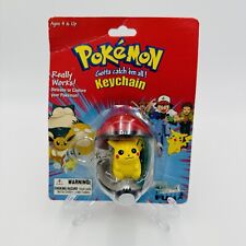 Nintendo Pokemon Pikachu Keychain 1999 Creatures Game Freak Release Or Capture picture