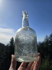 Neat Old Pre Pro Stout Kentucky Whiskey☆Bonnie Bros Louisville Liquor Bottle picture