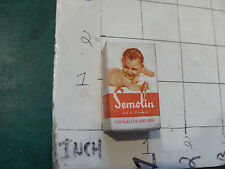orig vintage paper box, mini product, OLD; GERMAN -- SEMOLIN mit D3 Vitamin picture