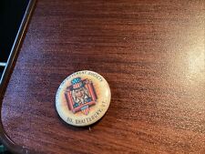 1896 Antique Uncle Sam Pinback Pin So. Shaftsbury Vt.  Improvement Society  picture