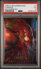 PSA Graded Limited Edition Fleer Ultra Spider-Man Masterpieces Complete Set 1-9 picture
