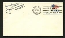 James E Mooney signed autograph Postal cover Deputy US Antarctic Officer PC207 picture