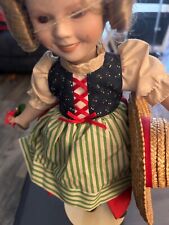 Porcelain Shirley temple  doll by Danbury mint collection picture