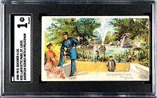 1888 N281 Buchner Scenes w/ Policeman Lafayette Park, St. Louis (SGC 1 PR) picture
