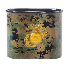USMC Digital Camo Ceramic Canteen Mug - Marine Corps MARPAT Woodland Coffee Cup picture