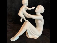 Kaiser German Porcelain Figurine 398, Woman & Baby, Excellent Condition, Signed picture