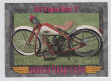 1949 Simplex Model K #138 American Vintage Cycles Trading Card NEW/UNCIRCULATED picture